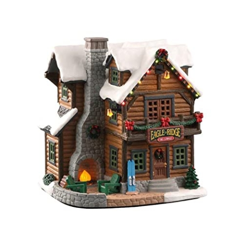 Lemax - Eagle Ridge Ski Lodge- with 4.5v Adaptor