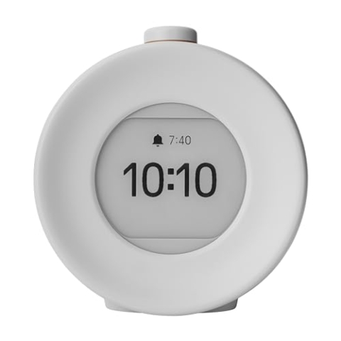 mudita Sunrise Alarm Clock E Ink Screen – „Harmony 2” Wecker Digital mit Bildschirm ohne Lichtemission, 17 Melodien, Entspannung klingt Manager - Minimalistisches Design, Lange Akkulaufzeit - Grau