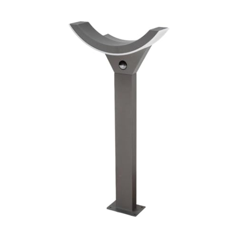 Lucande LED Wegeleuchte/Pollerleuchte mit Bewegungsmelder, Höhe 60cm Wegelampe spritzwassergeschützt IP54 8,5W Außenleuchte