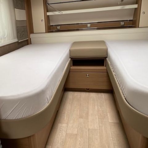 Dexitex - Spannbettlaken Wohnwagen Einzelbetten 2 teilig Set - für Fendt Wohnwagen - Weiß - Spannbettlaken Wohnmobil Längsbett 2 Teilig - für Wohnmobil - OekoTEX 100% Baumwolle - 2er Set