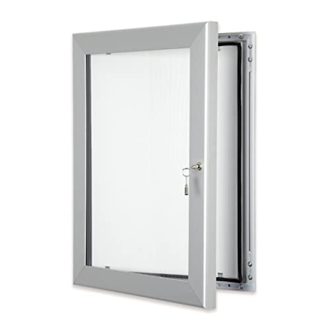 Displaysign Verschließbare Werbevitrine DIN A4 - Schaukasten Plakatschaukasten Typenschild Infokasten für den Außenbereich Wetterfest - 297 x 210 mm