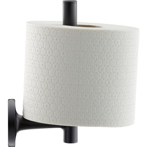 Duravit Ersatzrollenhalter Starck T, für 1 Rolle, Wandmontage, Schwarz Matt