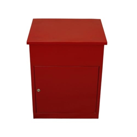 Paketkasten Paketbriefkasten Briefkasten für Pakete Briefkasten mit Paketfach Paketbox Postbox Paket-Dropbox Paketstation für zuhause Paket-Standbriefkasten Paket-Briefkasten abschließbar Rot