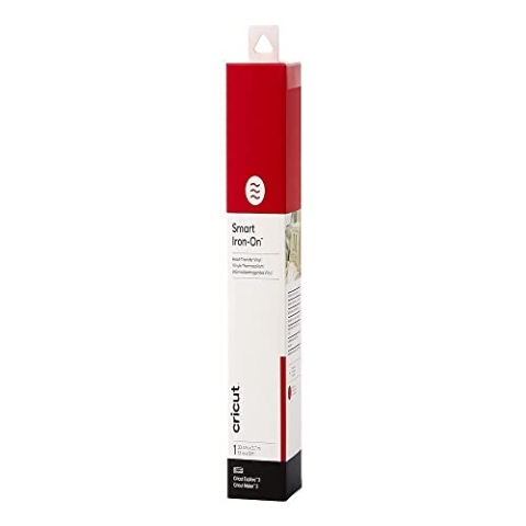 Cricut Smart Iron-On Heat-Transfer Vinyl | 1 sheet | 33cm x 2.7m | Red