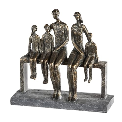 Casablanca - Skulptur - We Are Family - Familie - Poly - Bronzefarben - (HxBxT) 26 x 26 x 9cm