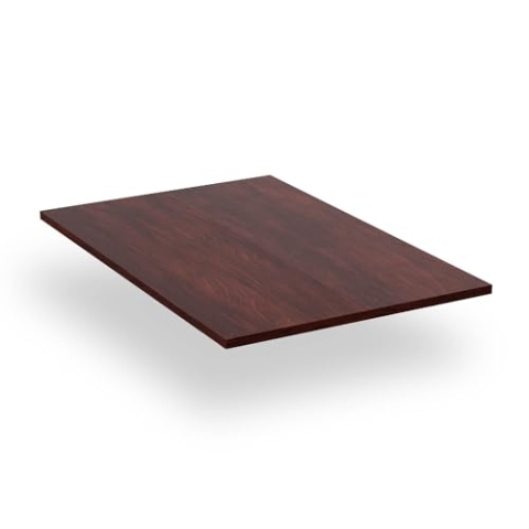blumfeldt Bearsdon Tischplatte 120x80 - Langlebige Holztischplatte, Kratzfest & Hitzebeständig, Ideal für Esszimmer - Modernes Teakholz-Finish, Perfekt für Industrielle & Minimalistische Räume