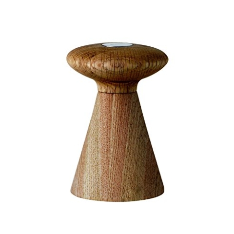 Stelton Salzmühle, Holz, Oak Wood, 8.5 x 8.5 x 12 cm
