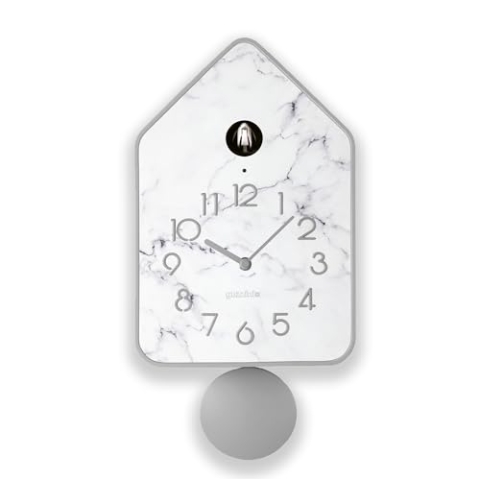 Guzzini - QQ-UP Wanduhr mit Pende - Dunkelgrau, 18,8x9,8xh37 cm - 168605177