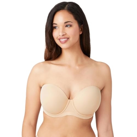 Wacoal Damen Bustier Red Carpet Strapless Wire Bra, Beige - Beige (Nude), 85C