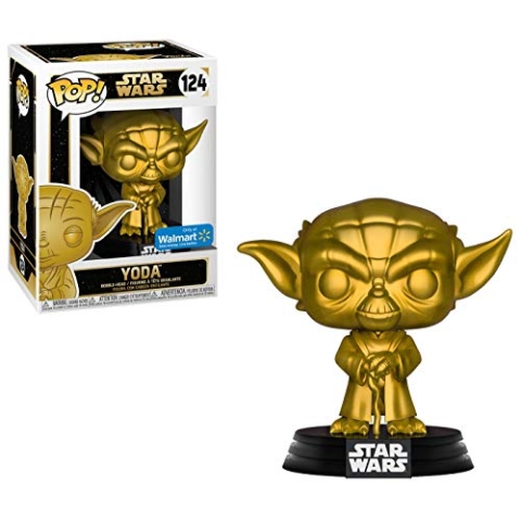 Star Wars Funko – 43018 – Funko Pop! – Movies Gold Edition – Yoda – Vinyl Figur,ca. 9cm
