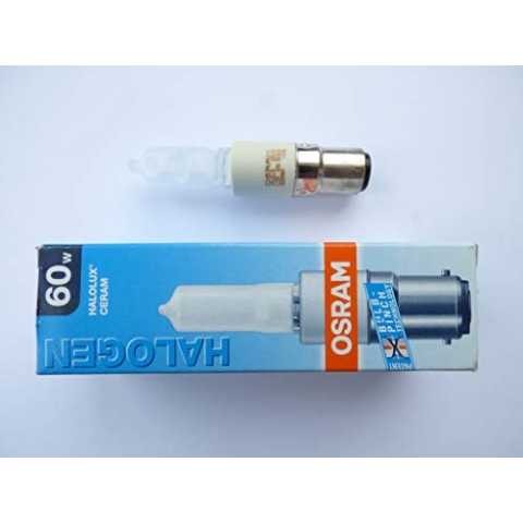 HALOLUX matt 60W B15d L 86mm, Halogenhochvolt