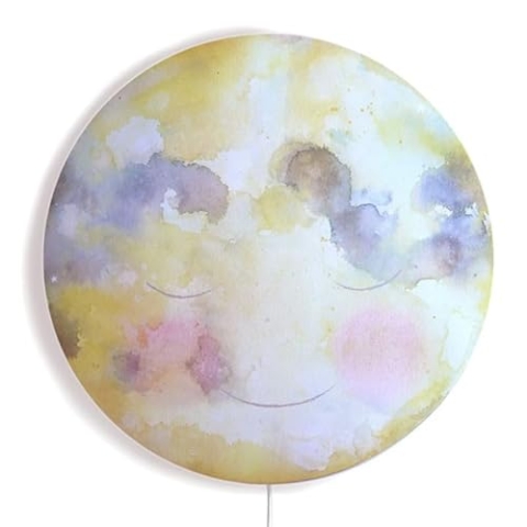 Hartendief Mondkuss Wandlampe | Für Baby- & Kinderzimmer | Kinderzimmerdesign | Handgemalt & nachhaltig