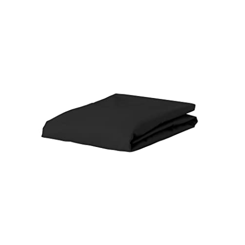 Essenza Spannbettlaken Premium Percale Anthrazit, 160x210 cm, 100% Baumwollpercale, Uni