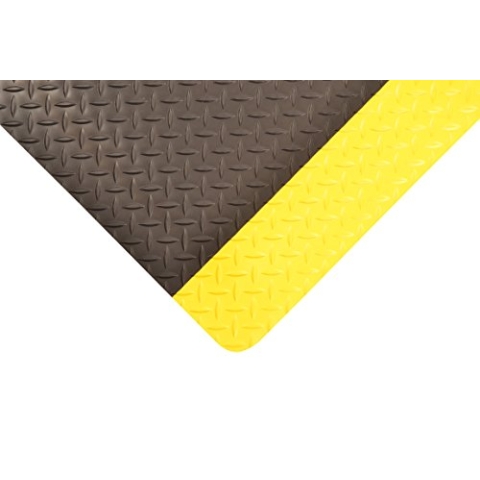 Notrax® 479 Cushion Trax® Bestverkaufte Anti-Ermüdungsmatte 60cm x 91cm Schwarz/Gelb