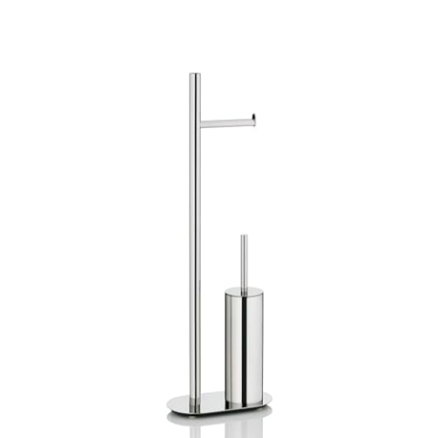 Kela 22698, WC-Bürstentopf und Papierhalterung, Toilettengarnitur, Edelstahl 18/10, Lucido, 25 x 13 x 76,5 cm