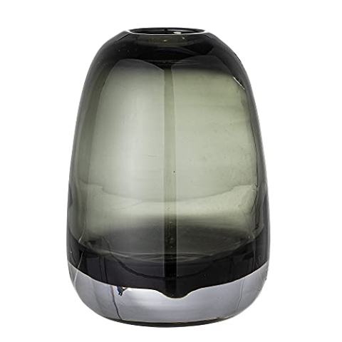 Bloomingville Vase Adjo, grau, Glas