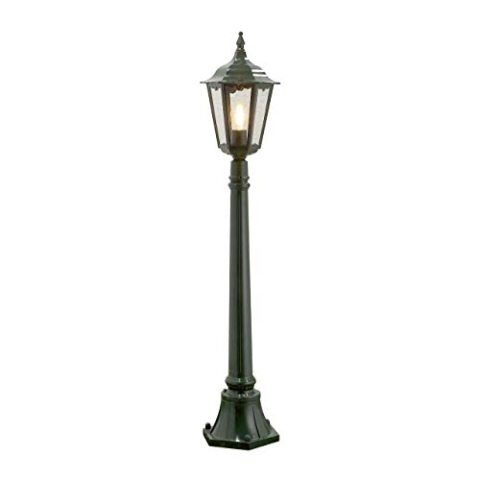 Konstsmide Firenze 7215-600 Standleuchte B: 23,5cm T: 23,5cm H: 120cm / 1x100W / IP43 / lackiertes Aluminium / grün