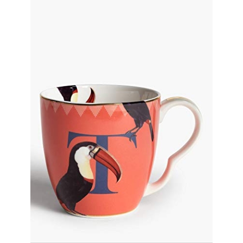 YVONNE ELLEN Alphabet-Tasse T, Knochenporzellan