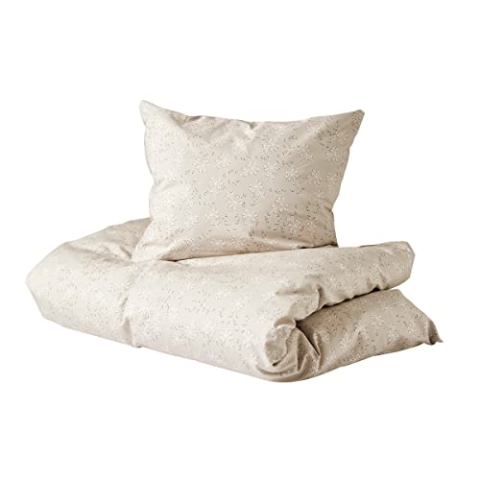 Leander Meadow Bettwäsche Baby Maße 70x100 / Kissengröße 40x45 cm - Farbe Cappuccino (Bettwäsche ohne Bettdecke)