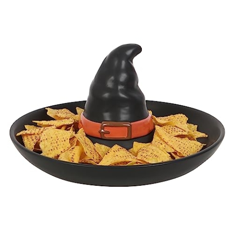 Something Different Wholesale Wicked Witch Hat Chip & Dip Dish – Gruselige Halloween-Dekoration und Partyschale für Chip-Dip-Spaß