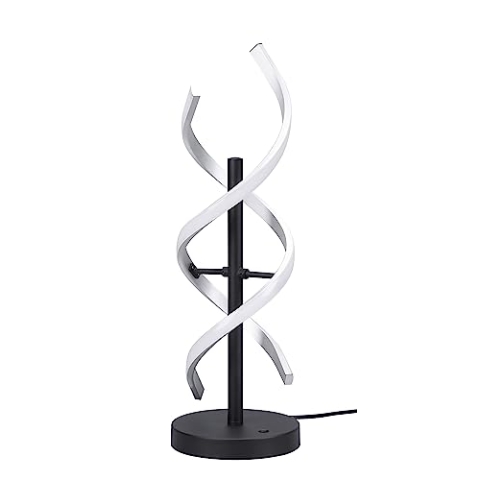 Trio Leuchten LED Tischleuchte Sequence 541810205, Aluminium Schwarz matt, inkl. 20.5 Watt LED, Switch Dimmer, Farbwechsel