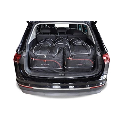 KJUST Dedizierte Reisetaschen 5 stk kompatibel mit VW TIGUAN ALLSPACE II 2017+
