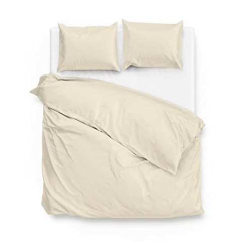 ZO! HOME Bettwäsche Satinado 260x220 100% Baumwolle Mako-Satin Off-White