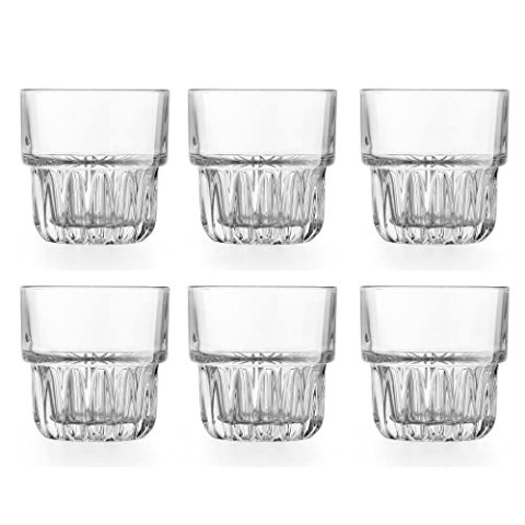 Libbey Trinkglas Everest - 355 ml / 35,5 cl - 6er Set - stapelbar - spülmaschinenfest - hohe Qualität
