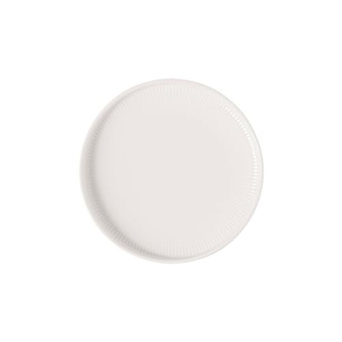 Villeroy & Boch - Afina Brotteller aus Premium Porzellan, kleiner Teller, Made in Germany, spülmaschinenfest und mikrowellensicher, stapelbar, weiß, 6er Set