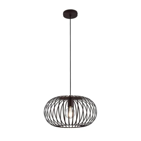 Lindby Pendelleuchte Nahele (Retro, Vintage Antik) aus Metall (1 flammig E27) - Deckenlampe Esstischlampe Hängelampe Hängeleuchte Wohnzimmerleuchte