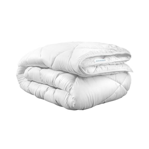 Schiesser Ganzjahresbettdecke Hygge | schadstoffgeprüft | für Allergiker geeignet | leichte Steppdecke mit Flauschiger Füllung | Sommer und Winter | 135x200cm