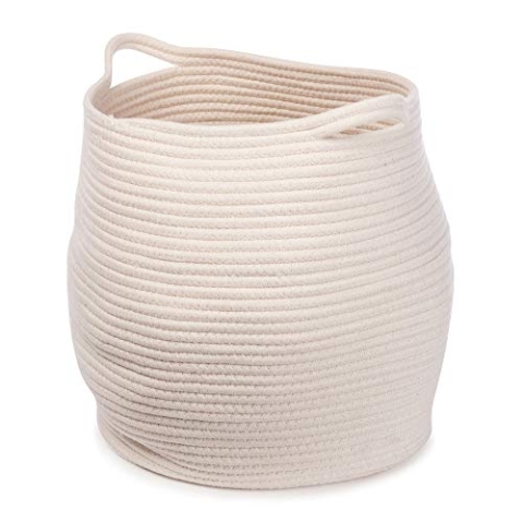 Kidsdepot Aufbewahrungskorb Stoffkorb cremeweiß weiß 46000319 Baumwollkorb Kwando