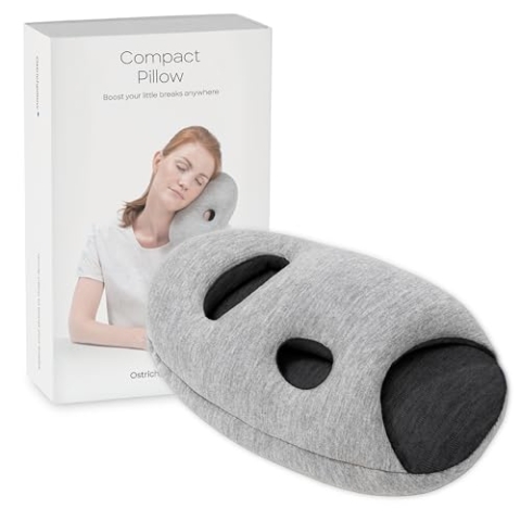 Ostrichpillow Mini-Kissen, Reisekissen für Männer, Frauen, Kinder, Komfort, kompakt und leicht, vielseitige Schlafpositionen, leicht zu reinigen