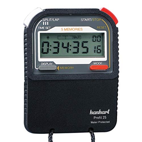 Stoppuhr Pro 25 1/100 Sek.dig.HANHART