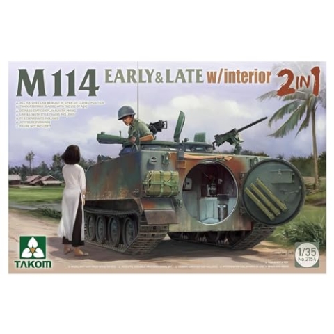 Takom TAK2154 2154 M114 Early & Late mit Interior 2in1 1:35 - Modellbau