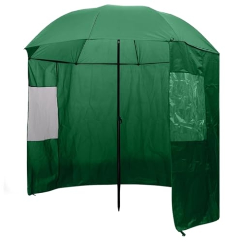 vidaXL Angelschirm 240x210cm Anglerschirm Regenschirm Schirmzelt Seitenwand