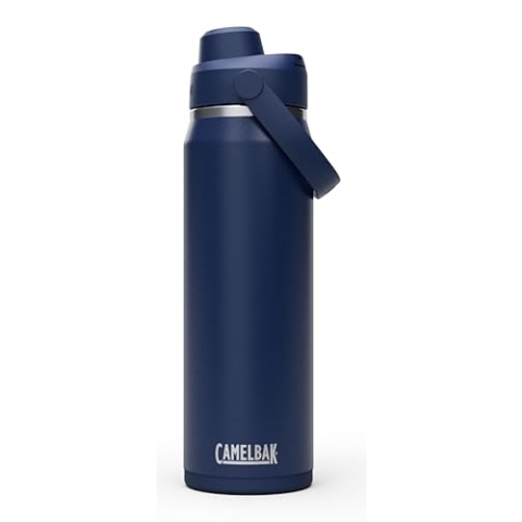 CAMELBAK Thrive Chug Wasserflasche aus isoliertem Edelstahl | 740 ML | leicht zu tragen, auslaufsicher | Marineblau