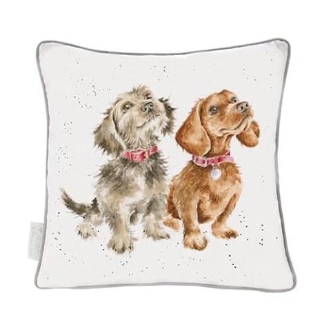 Wrendale Designs Kissen, 40 cm, Motiv Treat Time Dogs
