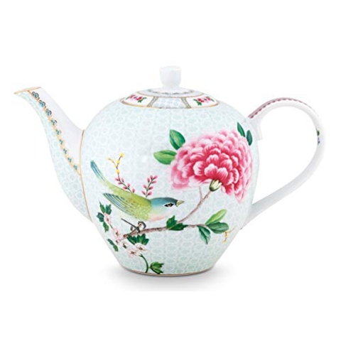Pip Studio Blushing Birds Teekanne Gross White 1,6 l
