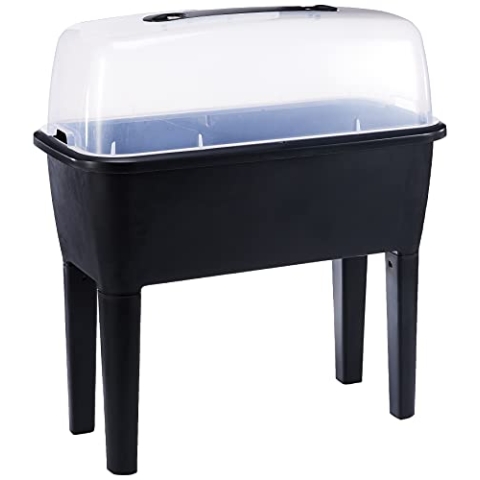 Urban Gewächshaus 52L, 77x38x82 cm - Schwarz
