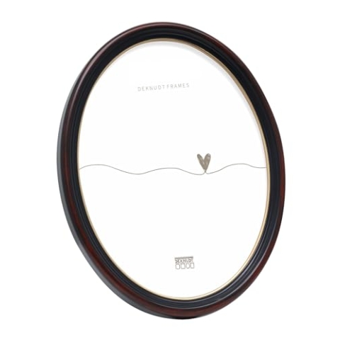 Bilderrahmen Oval Gre (Bild): 24 Cm H X 18 Cm B, Farbe: Schbarz