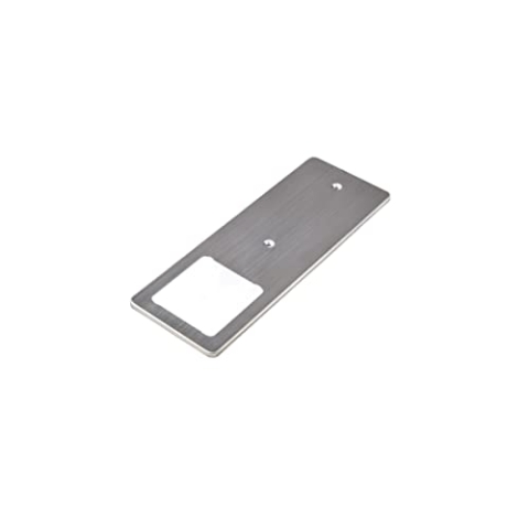 kalb | LED Unterbauleuchten Edelstahl gebürstet 5W- sehr flache Küchenleuchte Einbaustrahler Einbauspot, Auswahl:1er Set warmweiss