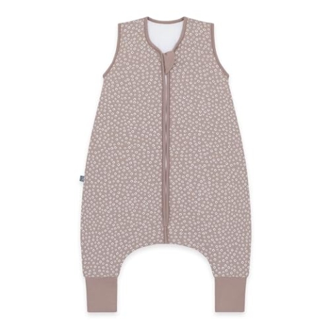 emma & noah Baby Schlafsack mit Füßen 2.5 TOG, Strampelsack für den Herbst und Winter, Bio-Baumwolle, OEKO-TEX Zertifiziert, Kuscheliger Schlafsack für Neugeborere (Blume Berry, 80 cm)