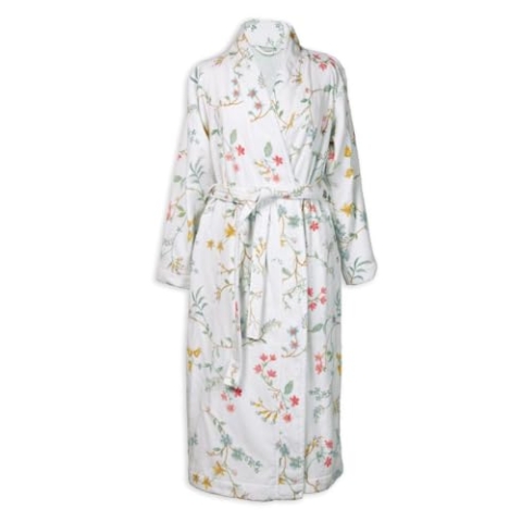 Pip Studio Bademantel Les Fleurs Weiss S
