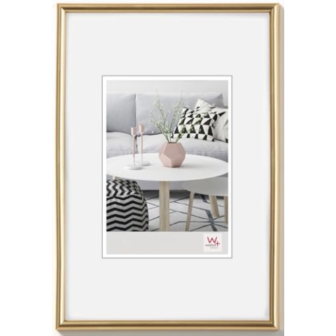 walther design Bilderrahmen gold 70 x 100 cm Galeria Kunststoffrahmen KG100H
