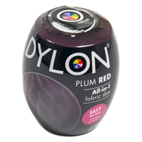 Dylon Maschine Dye Pod Box von 3 Pflaume rot