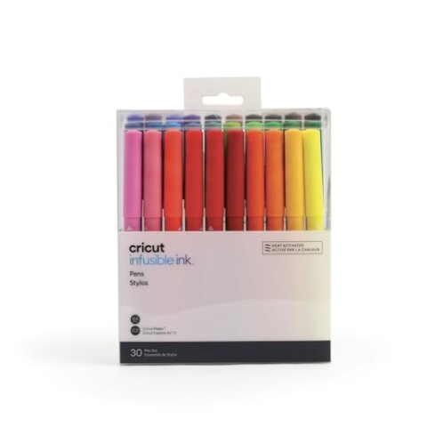Cricut 2008002 Stück 30 Infusible Ink-Stifte im Set (0,4), One Size, 30 stück