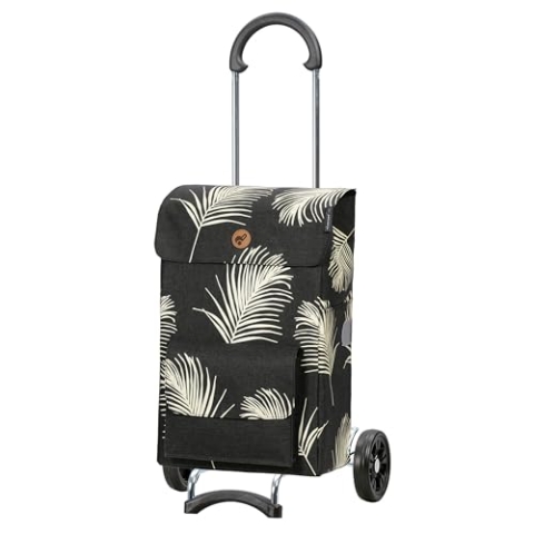 ANDERSEN Einkaufstrolley - Scala Shopper Signe schwarz 51 L Einkaufswagen, stilvoll, wasserabweisend, klappbar, leichtgängig, leise Räder