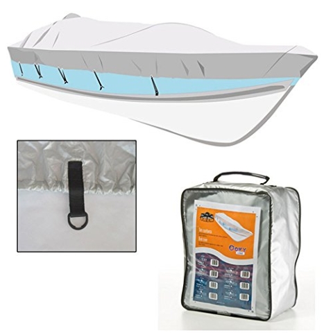 Persenning Bootsplane Boat Cover bis zu 240-300 cm Bootslänge, 150 cm breit, silber