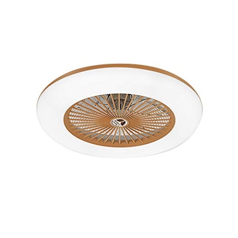 Lixada Deckenventilator mit Beleuchtung LED-Licht Einstellbare Windgeschwindigkeit mit Fernbedienung Ohne Batterie 36W Moderne LED-Deckenleuchte für Schlafzimmer Wohnzimmer Esszimmer,Gold